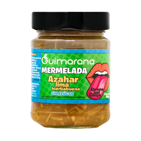mermelada-sin-azucar-azahar-lima-hierbabuena-guimarana