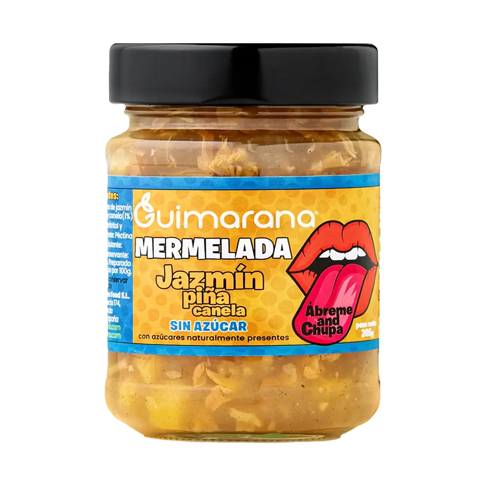 Mermelada sin azúcar jazmin piña canela - Guimarana